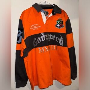 NWOT GodSpeed  Sunkist’s Rugby Shirt